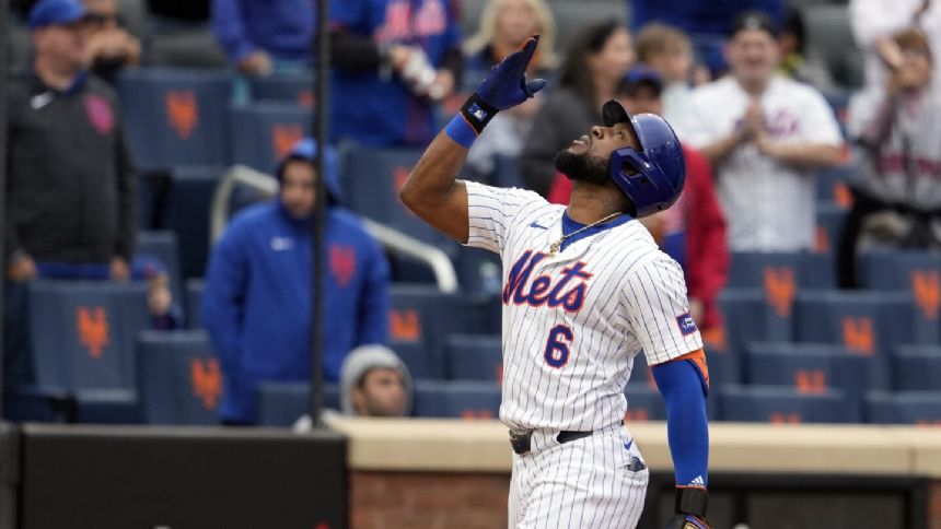 Starling Marte's HR keys surging Mets to sweep of Pirates with 9-1 victory