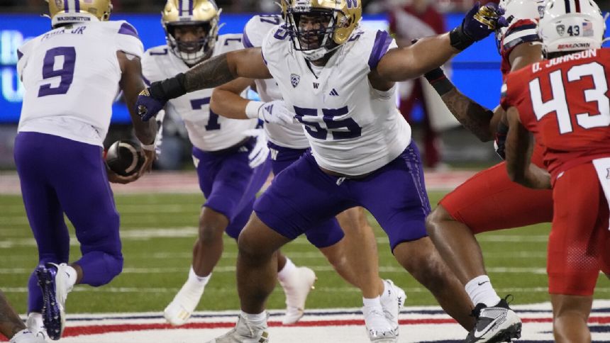 Steelers bolster offensive line, take Troy Fautanu from Washington with 20th pick in NFL draft