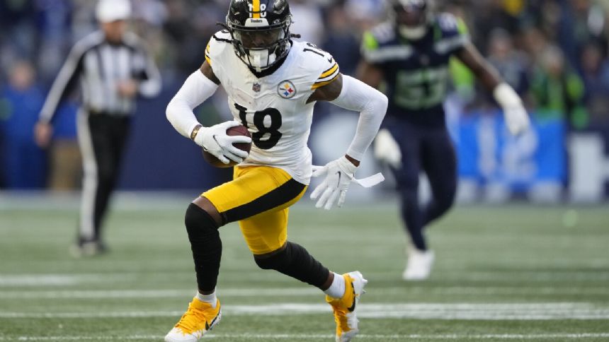 Steelers sending WR Diontae Johnson to Carolina for DB Donte Jackson, AP source says