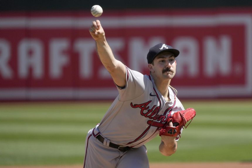 Strider, Braves win 7th in a row, beat Athletics 7-3