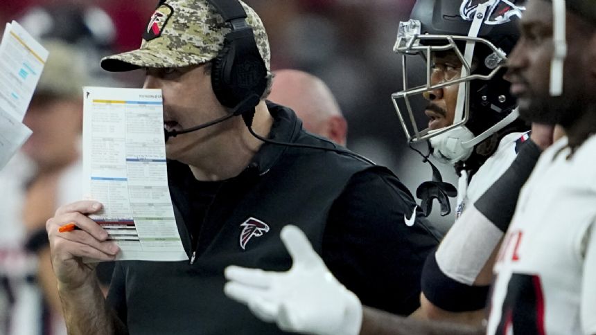 Stumbling Falcons head into bye week with 3 straight losses and questions everywhere