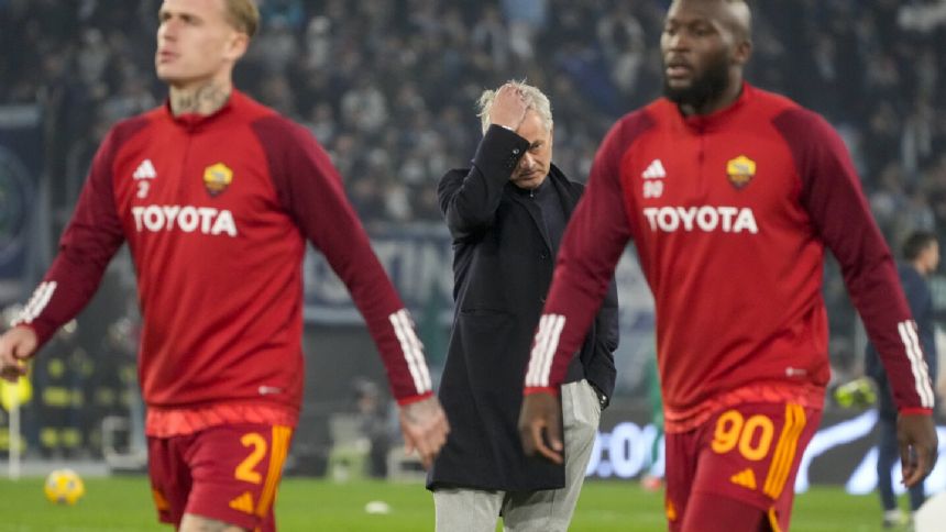 Stuttering Roma travels to AC Milan without Mourinho and possibly Dybala