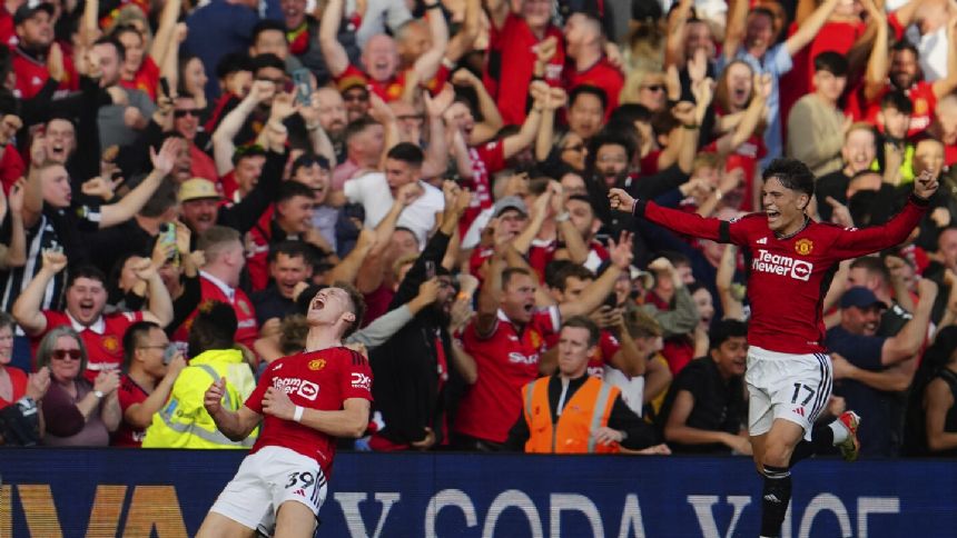 Substitute Scott McTominay enters game in 87th minute and scores 2 as Man United beats Brentford 2-1