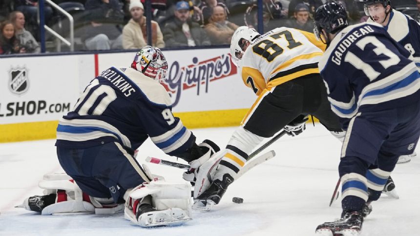Sydney Crosby's 16th hat trick buries Blue Jackets 5-3