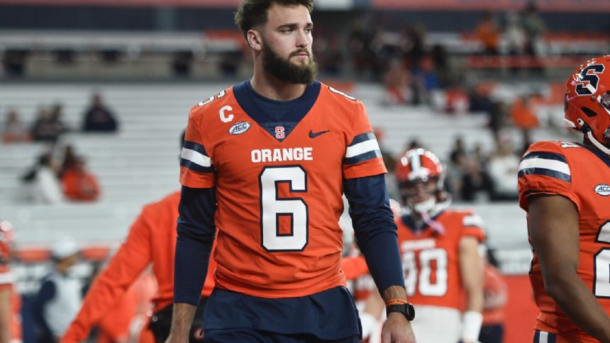Syracuse QB Garrett Shrader has been ruled out of game against Boston College