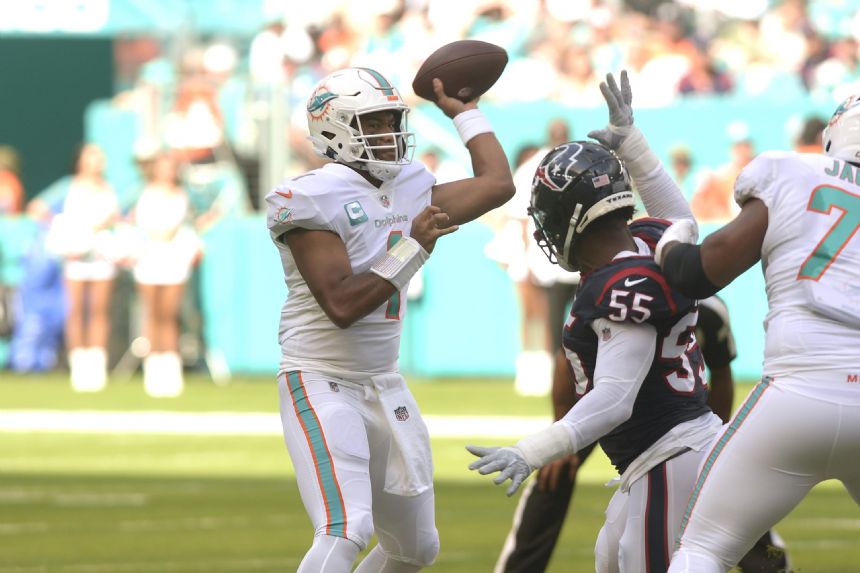 Tagovailoa, Dolphins rout Texans 30-15 for 5th straight win