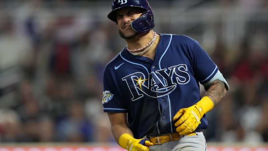 Tampa Bay places slugging center fielder Jose Siri on injured list with right-hand fracture