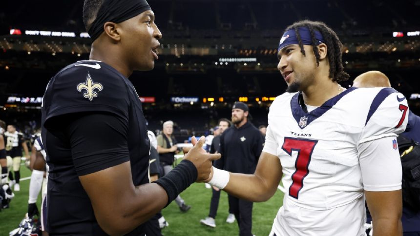 Texans bring new coach, rookie QB into matchup with Lamar Jackson and the Ravens