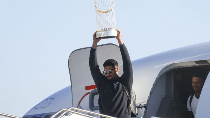 Texas Rangers and their fans celebrate World Series title with parade in Arlington