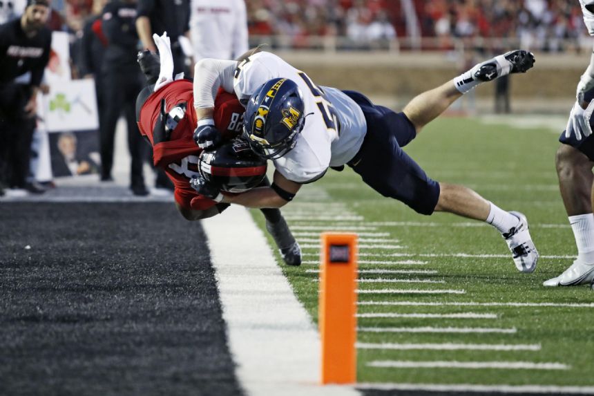 Texas Tech routs Murray State 63-10 in McGuire's debut