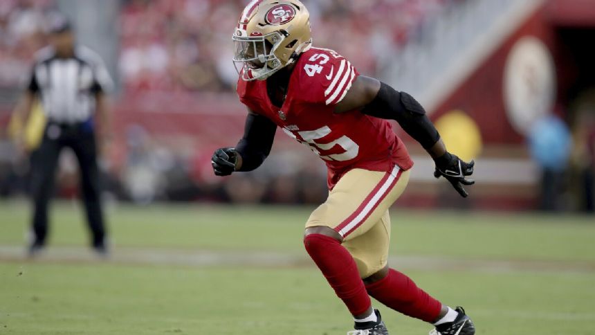 The 49ers agree to a 1-year deal to keep linebacker Demetrius Flannigan-Fowles, AP source says
