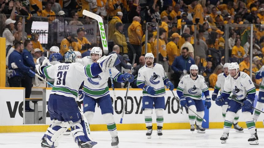The Canucks now 3-1 this postseason with different goalie winning each game