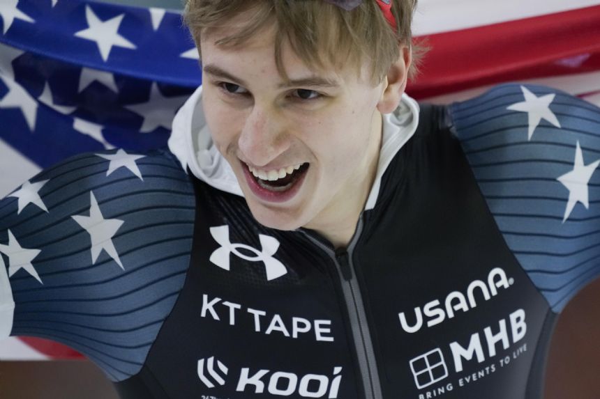 The next Heiden? American Stolz a speedskating star at 18