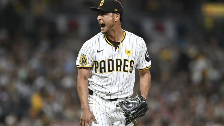 The Padres have put pitcher Yu Darvish on the 15-day injured list with neck stiffness