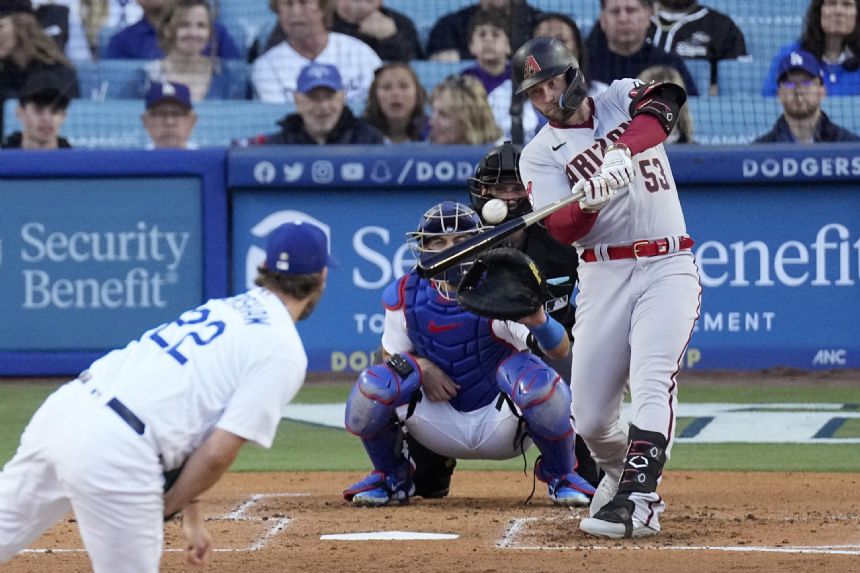 Thompson, Kershaw spark Dodgers to 10-1 win over D-backs