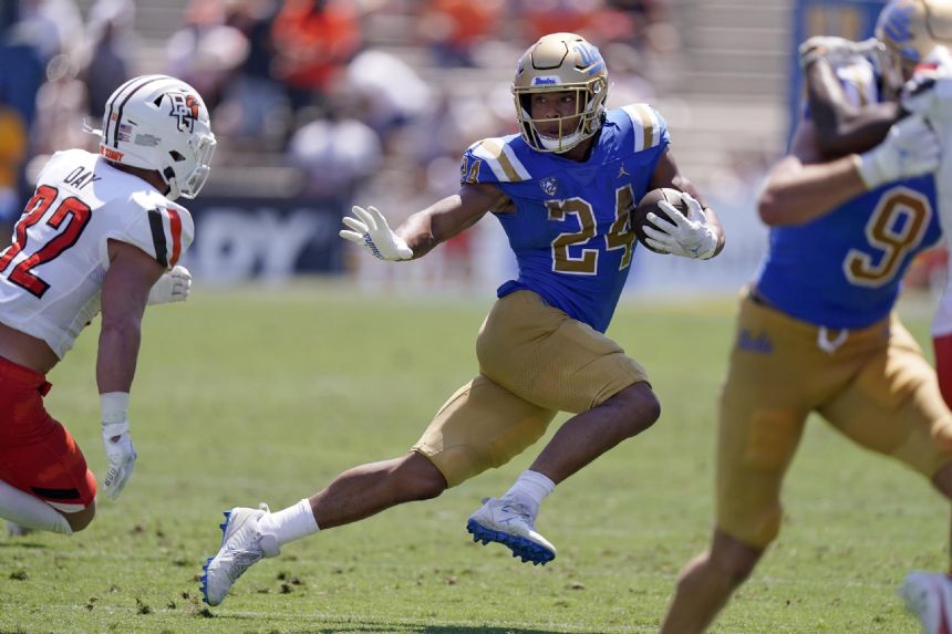 Thompson-Robinson leads UCLA to 45-17 win over Bowling Green