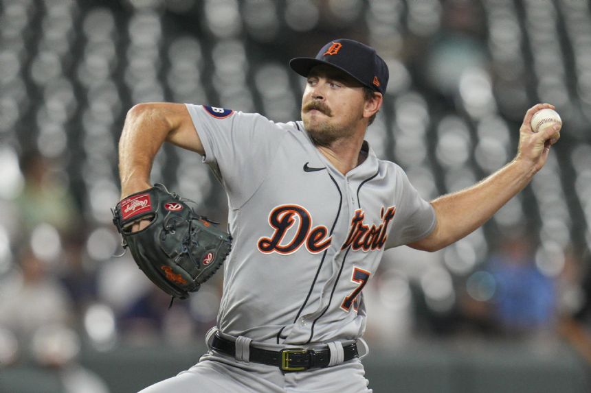 Tigers Alexander has no-hitter vs Orioles after 6 innings