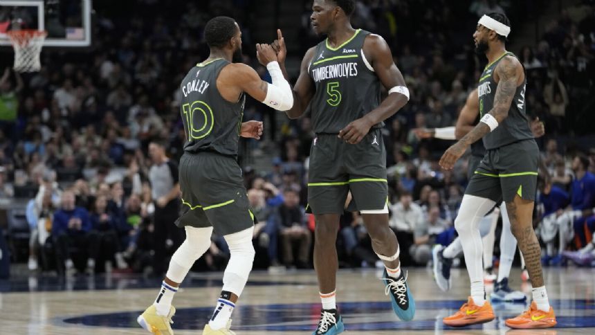 Timberwolves stay atop West, undefeated at home as Edwards, Towns shine in 117-100 win over Knicks
