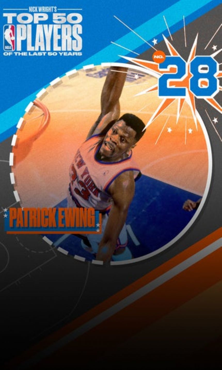 Top 50 NBA players from last 50 years: Patrick Ewing ranks No. 28
