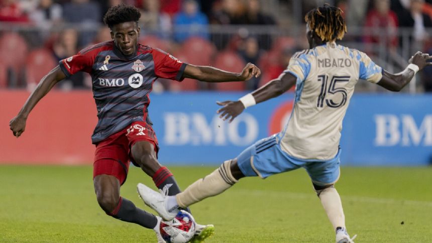 Toronto stuns Union 3-1 to snap 10-match losing streak