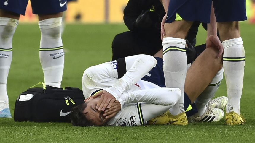 Tottenham midfielder Rodrigo Bentancur likely to be out for about two months with ankle injury