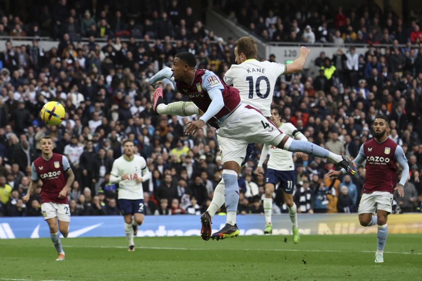 Tottenham upset by resurgent Villa; Chelsea held at Forest