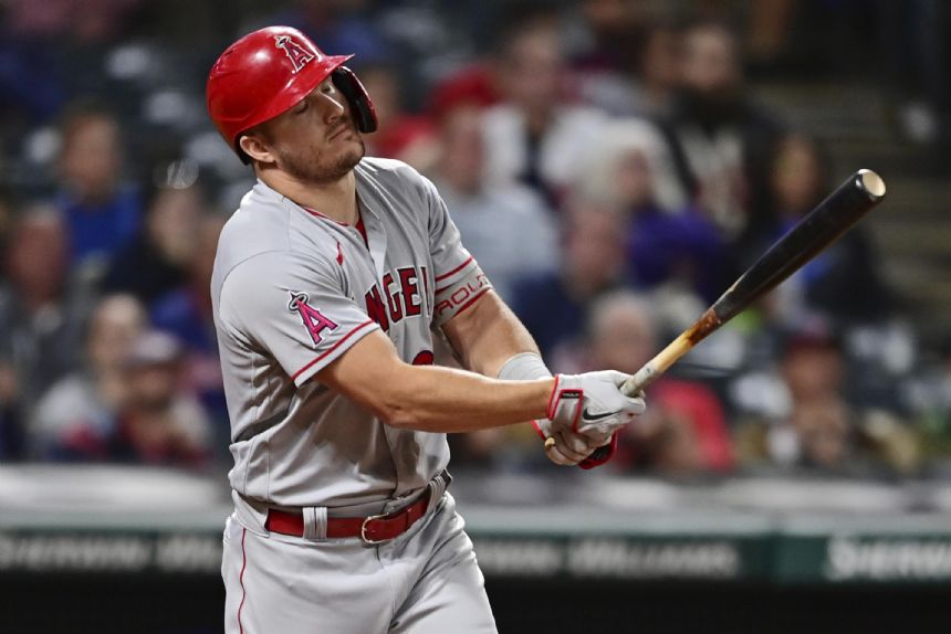 Trout's HR streak ends at 7 games; Guardians win 5th in row