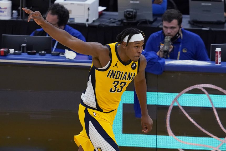 Turner hits 7 3s, has 25 points in Pacers' win over Knicks