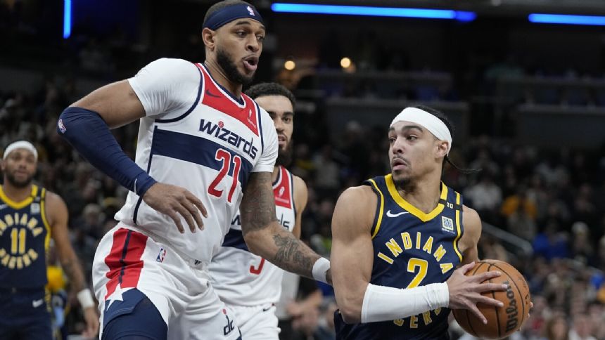 Turner, Pacers overcome Haliburton's absence to beat Wizards 112-104