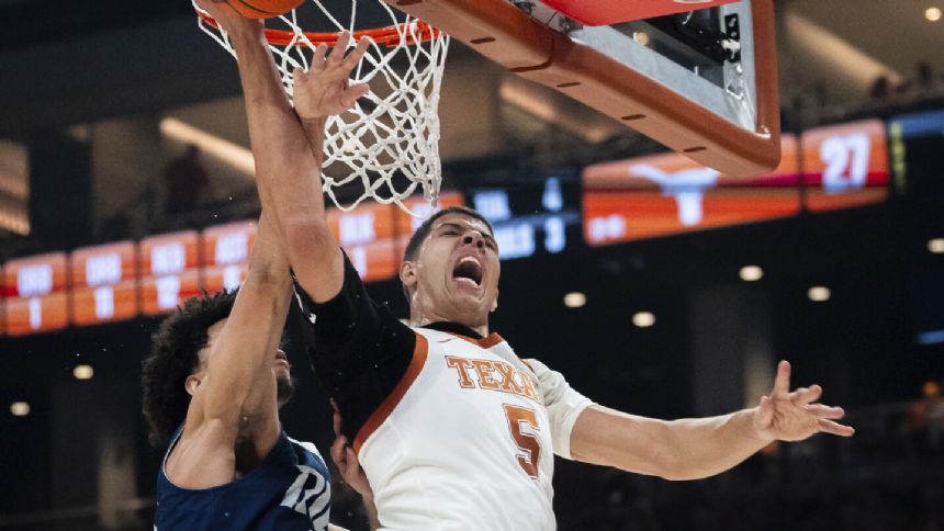 Tyrese Hunter scores 18 points, powers No. 19 Texas past Rice 80-64