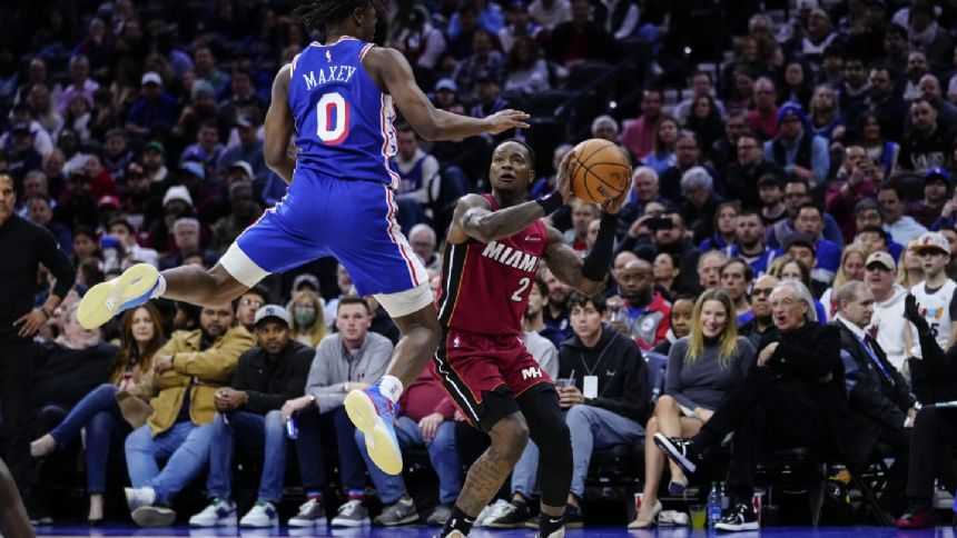 Tyrese Maxey, Kelly Oubre Jr. post double-doubles and lead 76ers past Heat 98-91