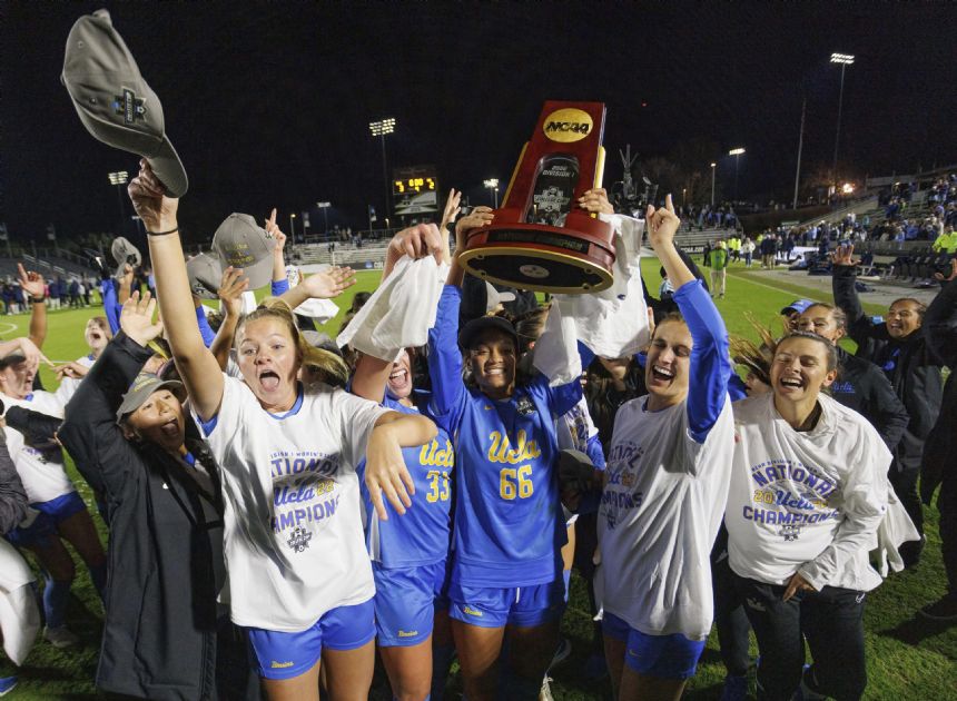 UCLA rallies past UNC 3-2 for second women's soccer title