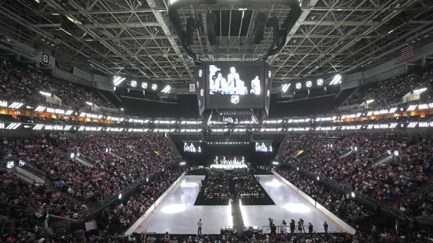 Utah hockey fans welcome the former Arizona Coyotes to their new home