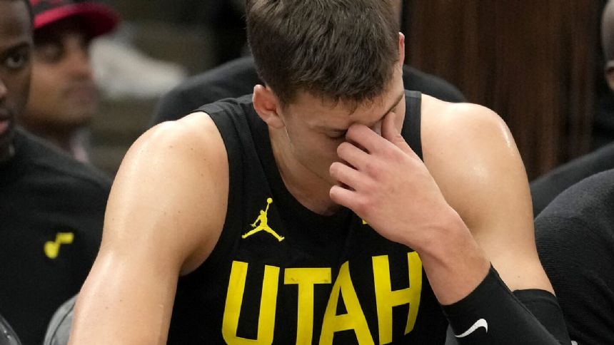 Utah Jazz lose all-rookie center Walker Kessler for two weeks with elbow injury