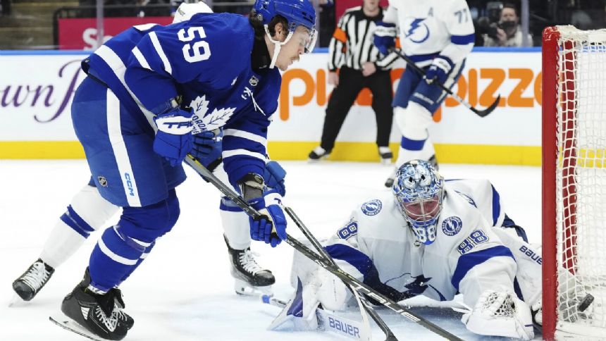 Vasilevskiy's 28 saves lead Lightning to 4-1 victory over Leafs