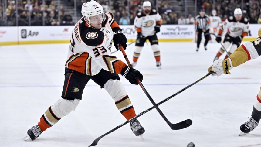 Vatrano's hat trick sends the Ducks to a 4-1 win over the Golden Knights