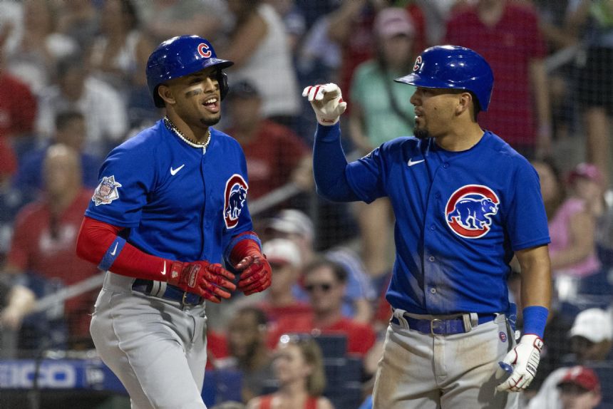 Velazquez hits 2 HRs, drives in 5 as Cubs rout Phillies 15-2
