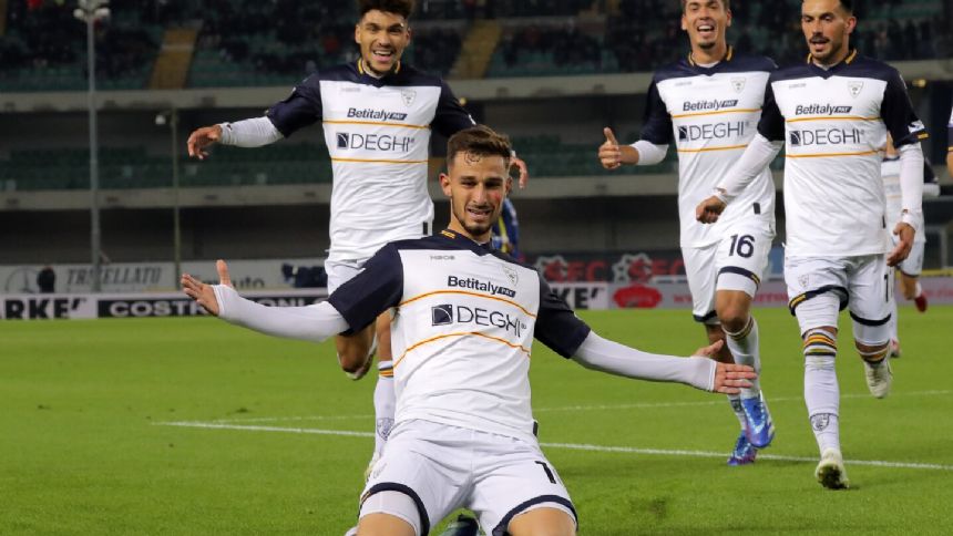 Verona come from behind to draw with Lecce in Italy