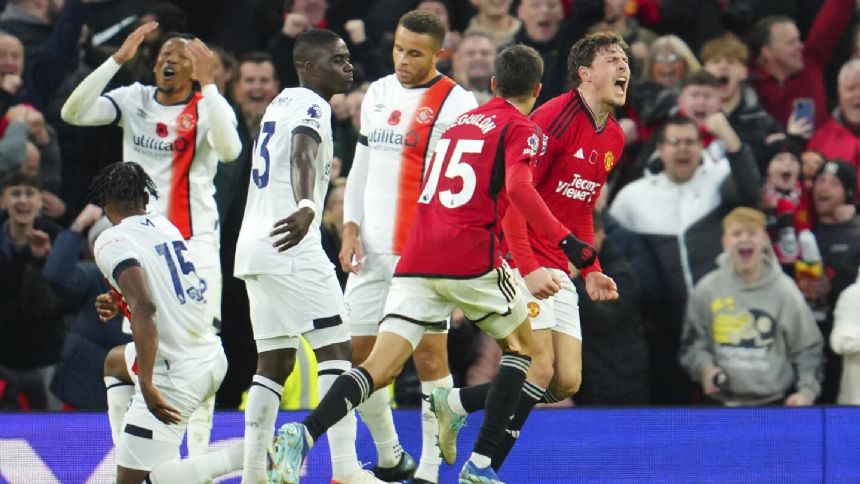 Victor Lindelof's goal eases the pressure on Ten Hag as Man United beats Luton 1-0