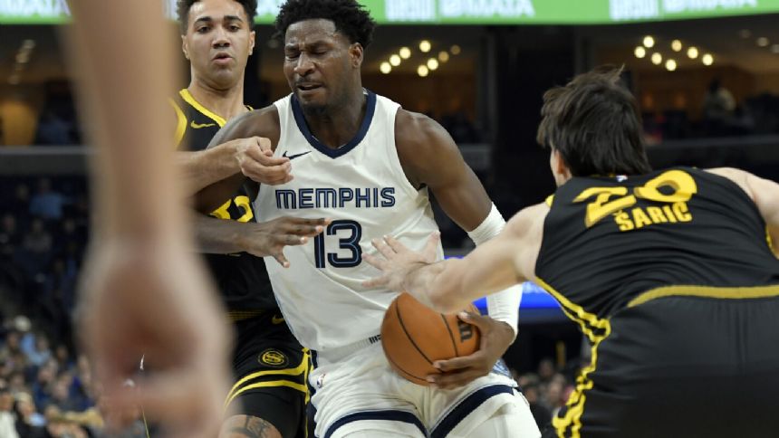 Vince Williams scores 24 and GG Jackson adds 23 as Grizzlies defeat Warriors 116-107