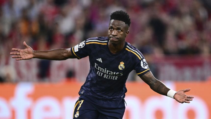 Vinicius Junior leads Real Madrid to 2-2 draw at Bayern Munich in Champions League semifinal
