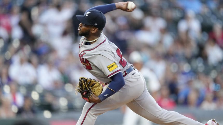 Vines' strong outing in big league debut leads Braves past Rockies 7-3