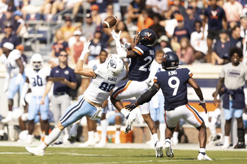 Virginia rallies in final minute to beat Old Dominion, 16-14