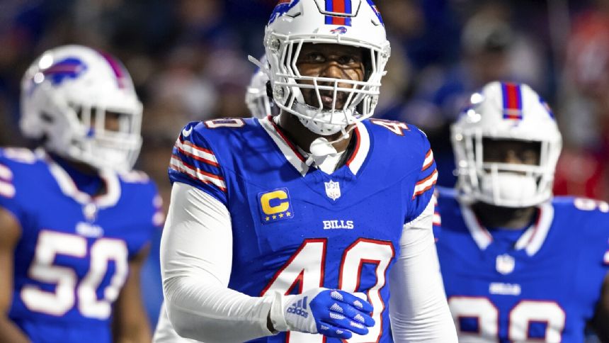 Von Miller's injured knee showing improvement with Buffalo ready to host Broncos, his former team