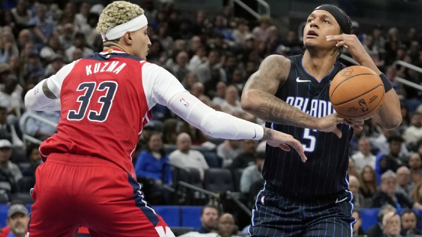 Wagner, Banchero lead Magic to win over Wizards for ninth straight victory