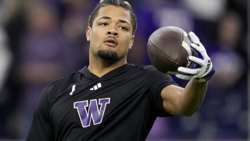 Washington duo of WR Rome Odunze and RB Dillon Johnson declare for NFL draft