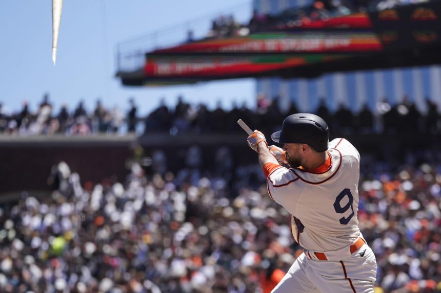 Webb wins 9th, Giants hit 2 HRs, beat slumping Brewers 9-5