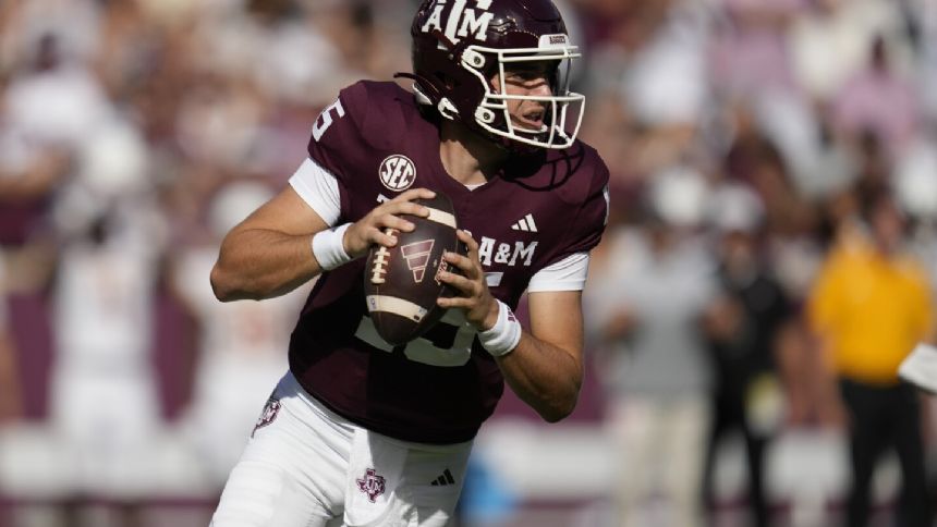 Weigman throws for 337 yards as Texas A&M routs Louisiana-Monroe 47-3