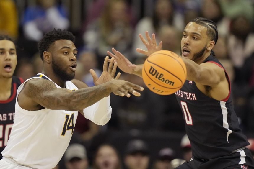 West Virginia tops Texas Tech 78-62 in Big 12 tourney opener