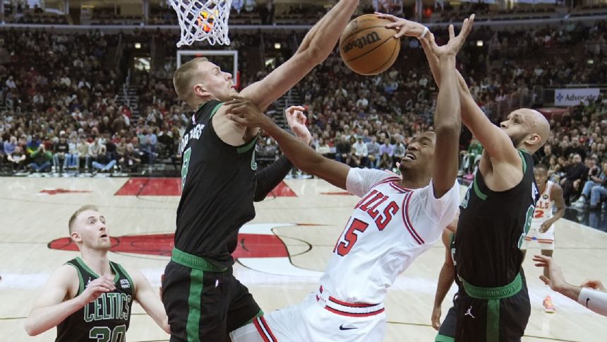 White and Tatum team to help Celtics beat Bulls 129-112 for season-high 7th straight win